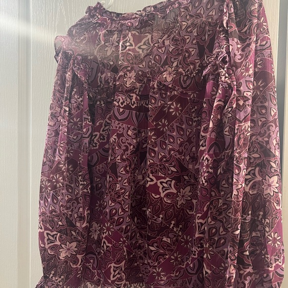 Avara Women's Floral Top - Purple - Picture 3 of 3